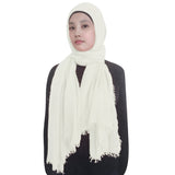 Fashion Crinkle Head Scarf Muslim Hijab