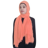 Fashion Crinkle Head Scarf Muslim Hijab