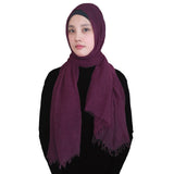 Fashion Crinkle Head Scarf Muslim Hijab