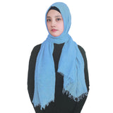 Fashion Crinkle Head Scarf Muslim Hijab