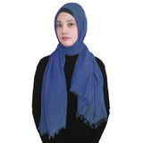 Fashion Crinkle Head Scarf Muslim Hijab