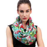 Flamingo Print Scarf Lightweight