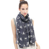 Labrador Retriever Dogs Print Scarf Lightweight