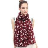 Rabbit Bunny Print Scarf Lightweight