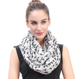 Bird Print Scarf Lightweight