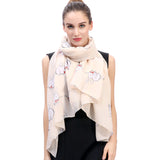 Rabbit Bunny Print Scarf Lightweight