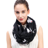 Rabbit Bunny Print Scarf Lightweight