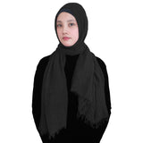 Fashion Crinkle Head Scarf Muslim Hijab