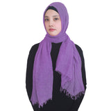 Fashion Crinkle Head Scarf Muslim Hijab