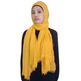 Fashion Crinkle Head Scarf Muslim Hijab
