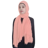 Fashion Crinkle Head Scarf Muslim Hijab