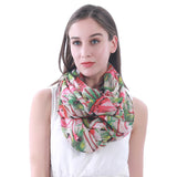 Flamingo Print Scarf Lightweight