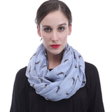 Beagle Dog Print Scarf Lightweight