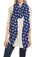 Cockapoo Dog Print Scarf Lightweight