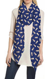 Cockapoo Dog Print Scarf Lightweight
