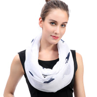 Ocean Whale Print Scarf