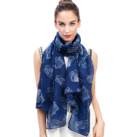 Vintage Cameras Print Scarf