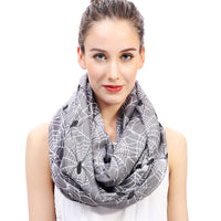 Spider and Web Print Scarf