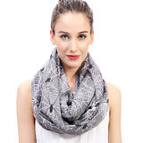 Spider and Web Print Scarf