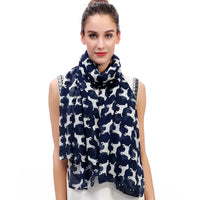 Labrador Retriever Dog Print Scarf Lightweight