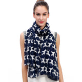 Labrador Retriever Dog Print Scarf Lightweight
