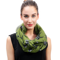Swallow Bird Print Scarf Lightweight