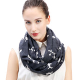 Poodle Dog Print Scarf Lightweight