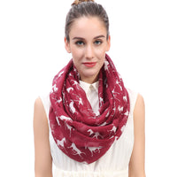 Horse Print Scarf Lightweight