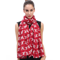 Labrador Retriever Dog Print Scarf Lightweight