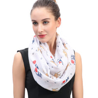 Chihuahua Dog Print Scarf Lightweight