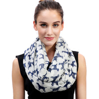 Labrador Retriever Dog Print Scarf Lightweight