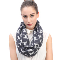 Labrador Retriever Dog Print Scarf Lightweight