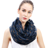 Beagle Dog Print Scarf Lightweight