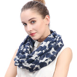 Labrador Retriever Dog Print Scarf Lightweight