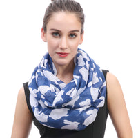 Rabbit Bunny Print Scarf Lightweight