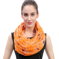 Spider and Web Print Scarf