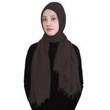 Fashion Crinkle Head Scarf Muslim Hijab