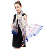 Boho Elephant Print Scarf
