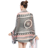 Boho Elephant Print Scarf