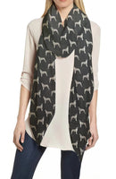 American Staffordshire Terrier Dog Print Scarf Lightweight