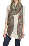 Scottish Terrier Dog Print Scarf Lightweight