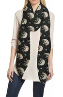 Sloth Print Women's Scarf Lightweight for All Seasons