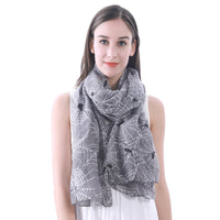 Spider and Web Print Scarf
