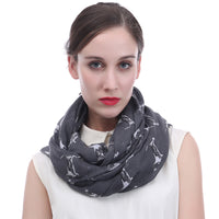 Basset Hound Dog Print Scarf Lightweight