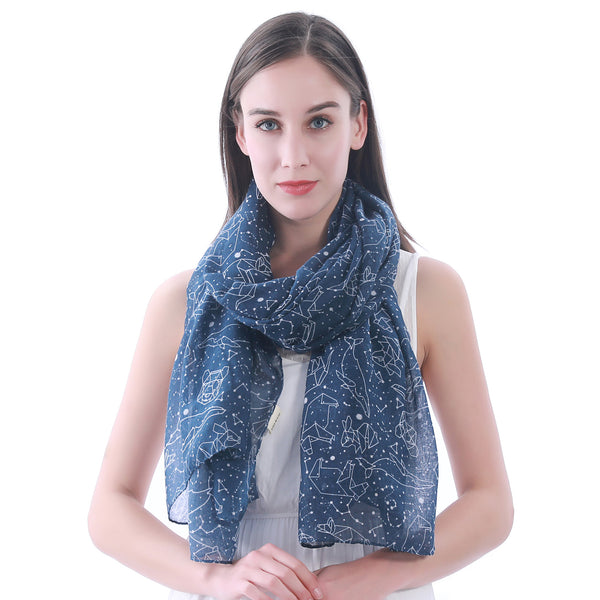 Constellations Print Scarf