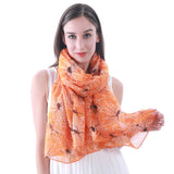 Spider and Web Print Scarf