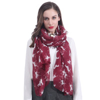 Horse Print Scarf Lightweight