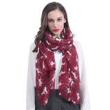 Horse Print Scarf Lightweight