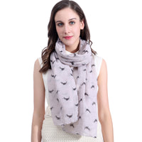 Beagle Dog Print Scarf Lightweight