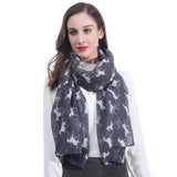 Horse Print Scarf Lightweight